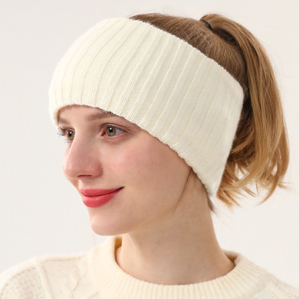 Winter Headband Fleece - Bandeau tricoté doux et chaud pour