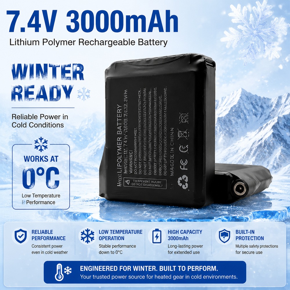 Batterie au lithium pour gants - Heated Vest Battery avis et prix