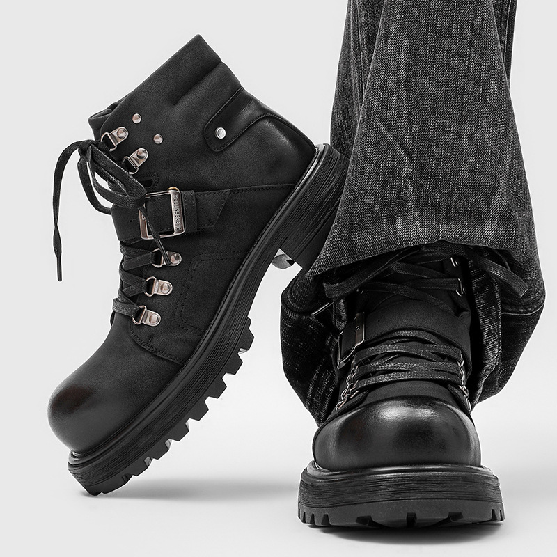 Marque hommes bottes en cuir m - Waterproof Winter Boot avis et prix